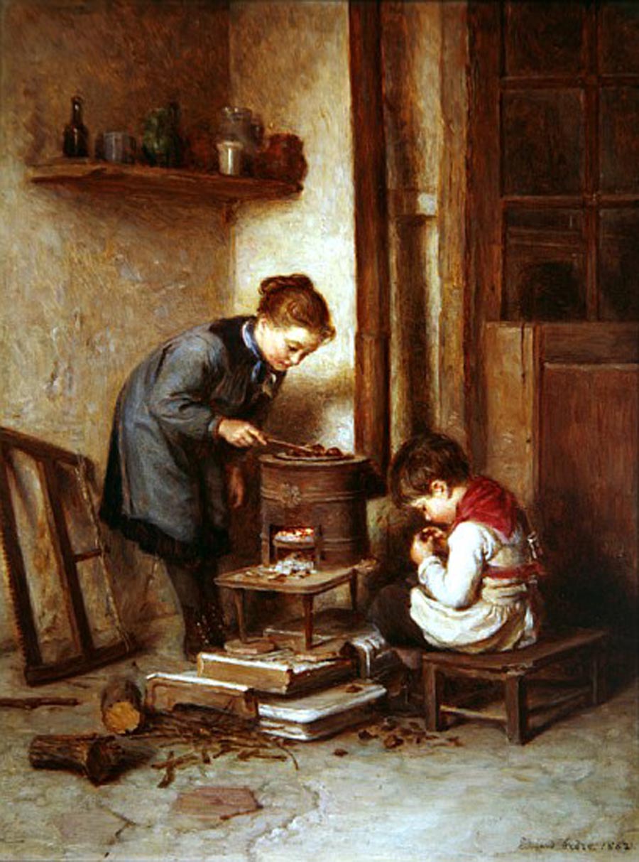Pierre Edouard Frere painting